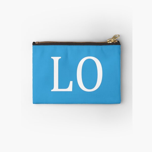 Item preview, LO Initials Monogram Elegant White Letters designed and sold by Jeallan Designs.