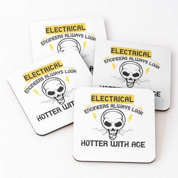 Item preview, Electrical Engineers Always Look Hotter With Age - Funny Electrician Electrical Engineer - Electricity designed and sold by EmiAndMike.