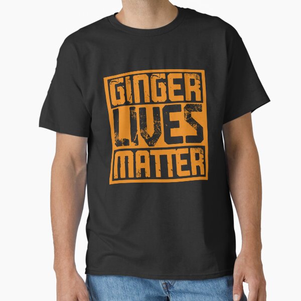 Vista previa del artículo con la obra «Funny Ginger Lives Matter - Camiseta pelirroja con gráfico de la vieja escuela», diseñado y vendido por stmpdwrld.