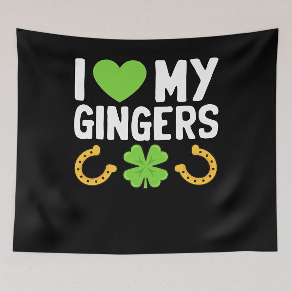 Item preview, I Love My Ginger, I Heart My Ginger T-Shirt designed and sold by stmpdwrld.
