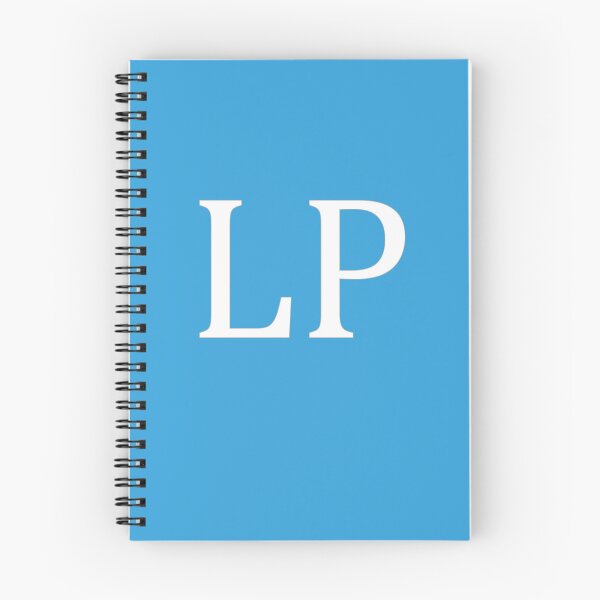 Aperçu de l'œuvre LP Initiales Monogramme Lettres blanches élégantes créée et vendue par Jeallan Designs.