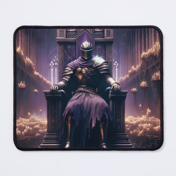 Item preview, The Demon's Dark Soul – Warrior in Plate Armor on the Stone Throne #03 designed and sold by BeNiceOrDie.