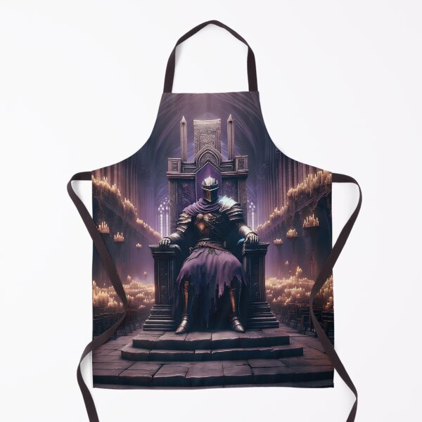 Item preview, The Demon's Dark Soul – Warrior in Plate Armor on the Stone Throne #03 designed and sold by BeNiceOrDie.