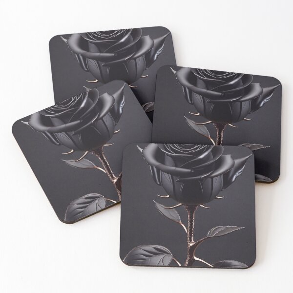 Item preview, Delicate black rose designed and sold by M-Y-A-R-T-.