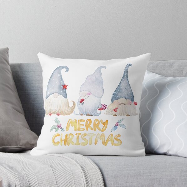 Item preview, Watercolor christmas gnomes designed and sold by tapilipa.