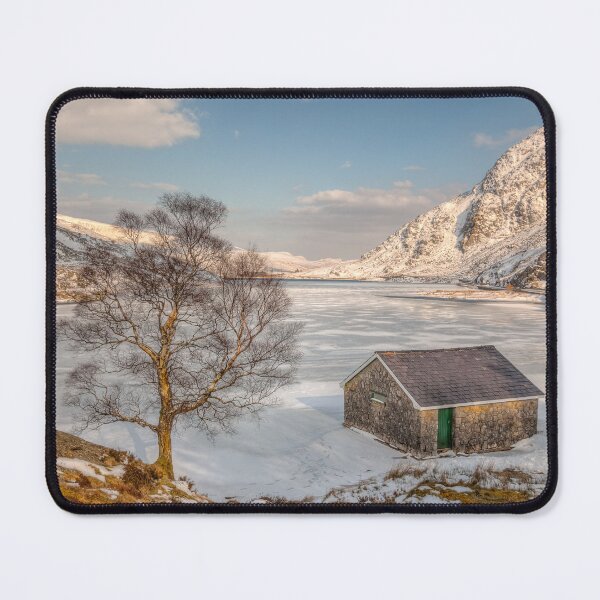 Item preview, Frozen Lake Ogwen Snowdonia Wales designed and sold by AJEvans.