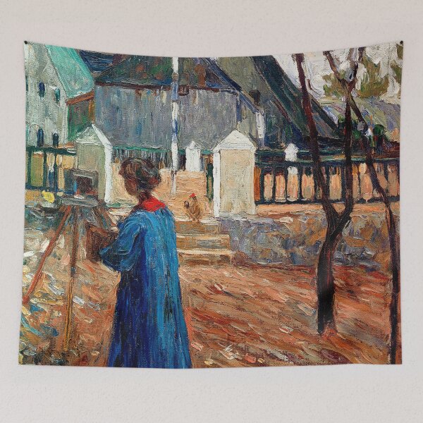 Item preview, HD. Kallmünz - Gabriele Münter Painting II, by Wassily Kandinsky designed and sold by MINDTHECHERRY.