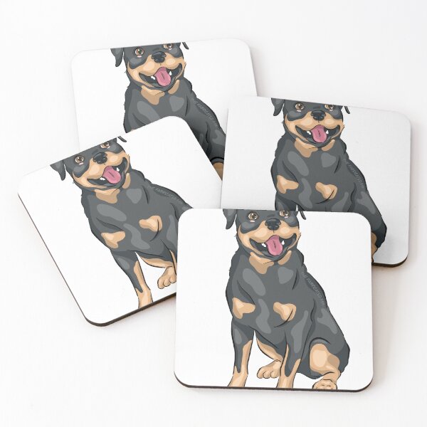 Item preview, Rottie puppy designed and sold by FabricatedFox.