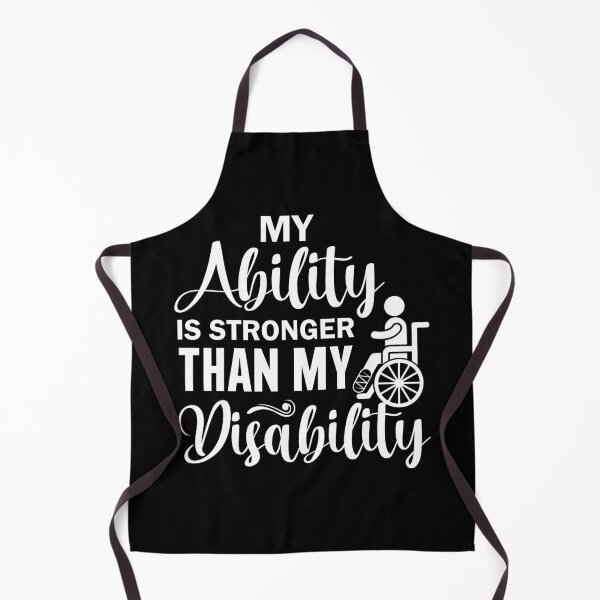 Item preview, MY ABILITY IS STRONGER THAN MY DISABILITY designed and sold by BorczVisuals.