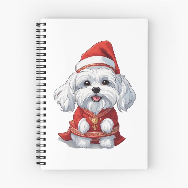 Item preview, Maltese in Santa Claus costume. designed and sold by etnia.