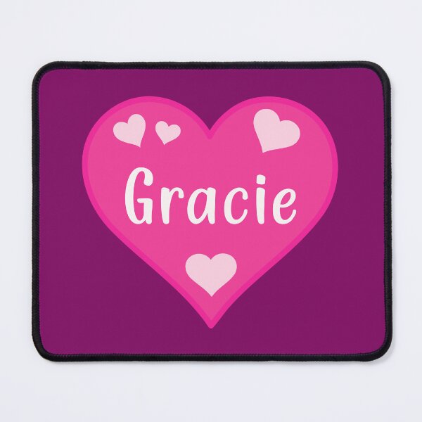 Item preview, Gracie Name Pink Heart  designed and sold by Jeallan Designs.