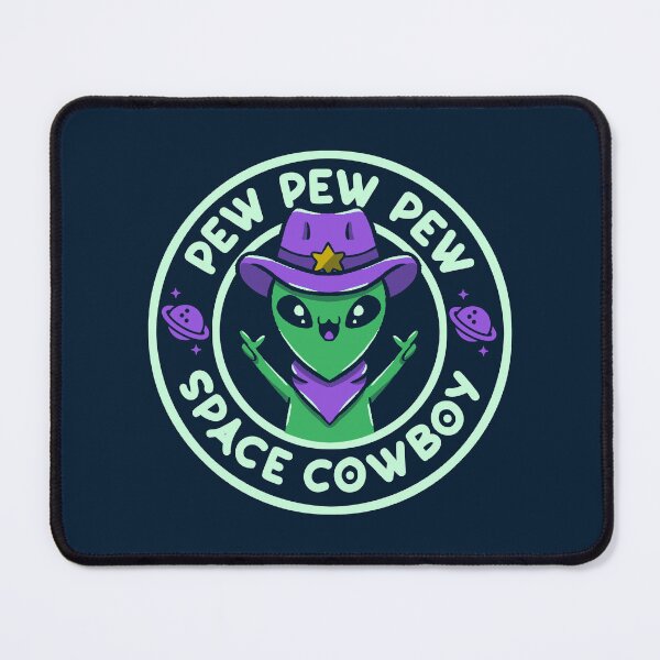 Item preview, Space Cowboy Funny Alien by Tobe Fonseca designed and sold by Tobe Fonseca®.