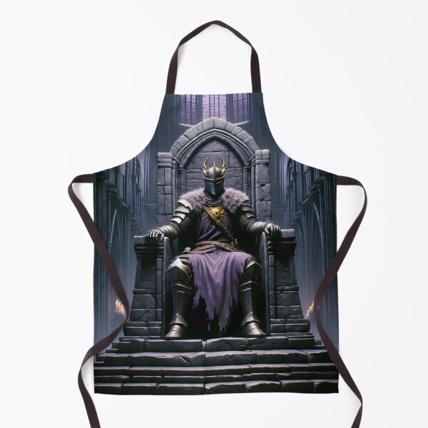 Item preview, The Demon's Dark Soul – Warrior in Plate Armor on the Stone Throne #04 designed and sold by BeNiceOrDie.