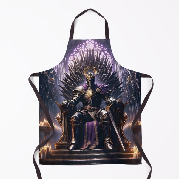Item preview, The Demon's Dark Soul – Warrior in Plate Armor on the Stone Throne #06 designed and sold by BeNiceOrDie.