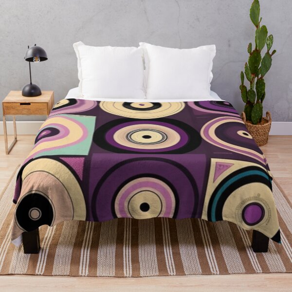 Item preview, Aesthetic Vintage Purple Violet Vinyl Records designed and sold by musicgeniusart.