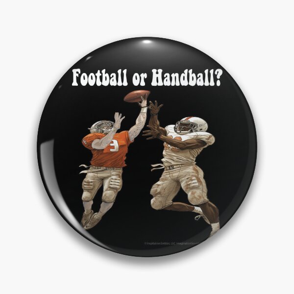 Item preview, Is It Football or Handball? -  For DARK Backgrounds designed and sold by The Imagination Source™.