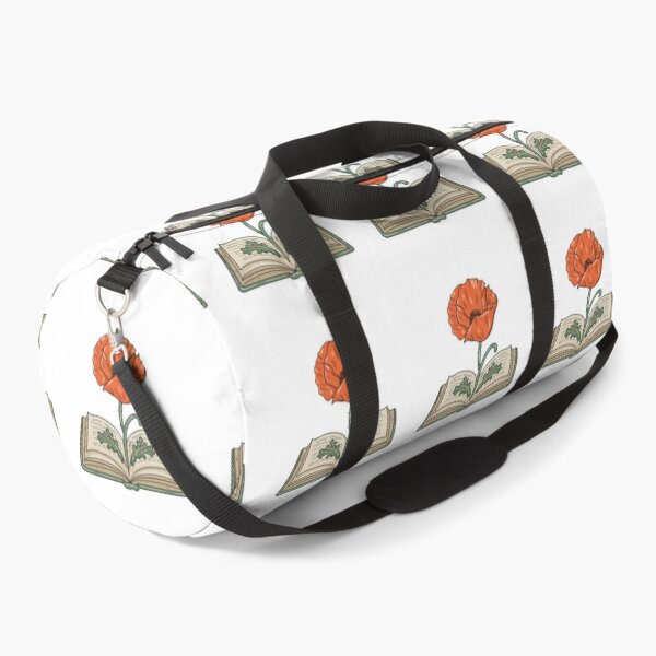 Item preview, Flowers Growing From Book | A beautiful orange Papaver (Poppy flower) designed and sold by CircinusStore.