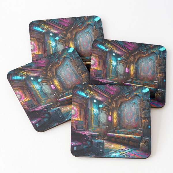 Item preview, Cyber City Apartment - Sci Fi art designed and sold by Delerat7.