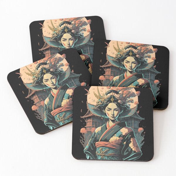 Item preview, Ephemeral Elegance: Abstract Japan Woman designed and sold by FAGMAVisuals.