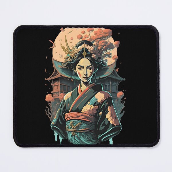 Item preview, Ephemeral Elegance: Abstract Japan Woman designed and sold by FAGMAVisuals.