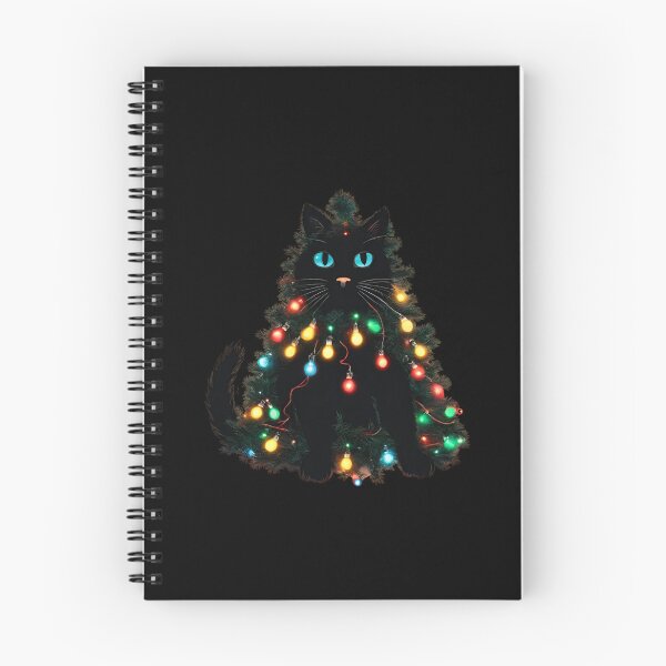 Item preview, Funny Santa Black Cat designed and sold by DavidPrintCraft.