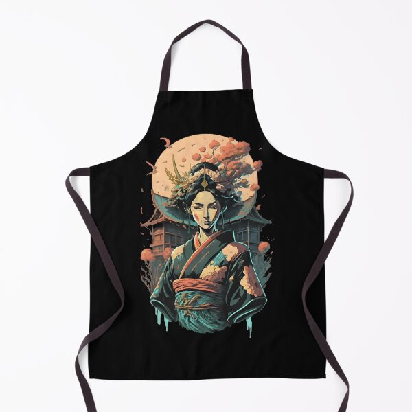 Item preview, Ephemeral Elegance: Abstract Japan Woman designed and sold by FAGMAVisuals.