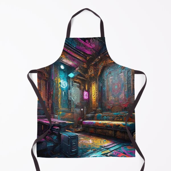 Item preview, Cyber City Apartment - Sci Fi art designed and sold by Delerat7.