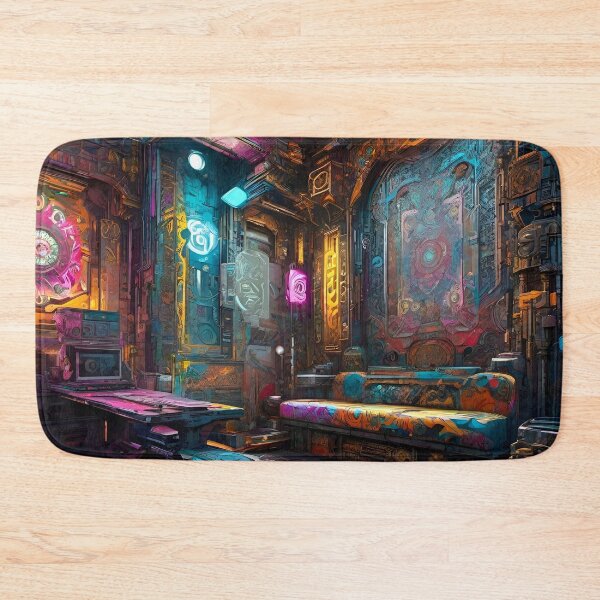 Item preview, Cyber City Apartment - Sci Fi art designed and sold by Delerat7.