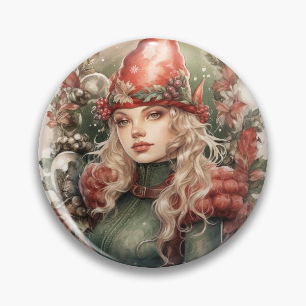 Item preview, A watercolor illustration displaying Christmas_elf designed and sold by Mickeymouse2023.