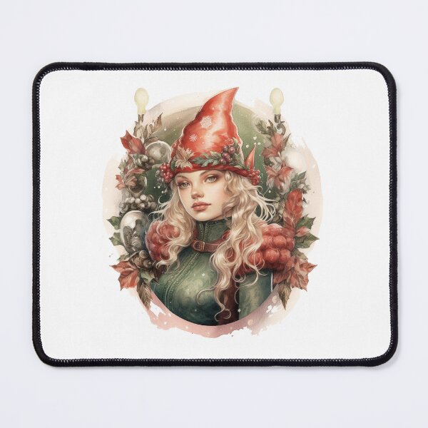 Item preview, A watercolor illustration displaying Christmas_elf designed and sold by Mickeymouse2023.