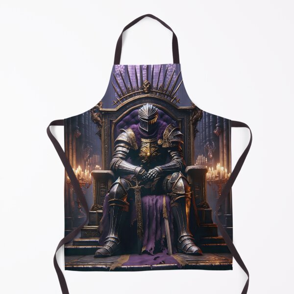 Item preview, The Demon's Dark Soul – Warrior in Plate Armor on the Stone Throne #07 designed and sold by BeNiceOrDie.