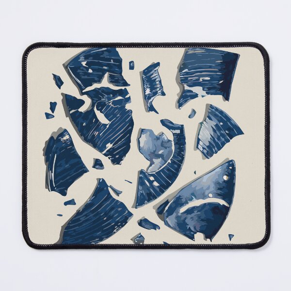 Item preview, Blue Ceramic Shards designed and sold by emiliapapaya.