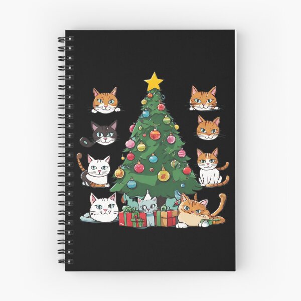Aperçu de l'œuvre Chat drôle de Père Noël créée et vendue par DavidPrintCraft.