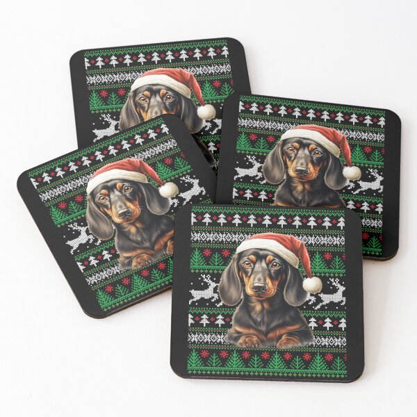 Item preview, Christmas Dachshund Dog Ugly Holiday Sweater Doxie Wiener designed and sold by elvisg03.
