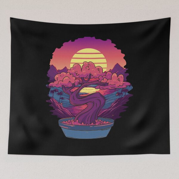 Item preview, Bonsai Tree and The Rising Sun In Japan Design T-Shirt designed and sold by stmpdwrld.