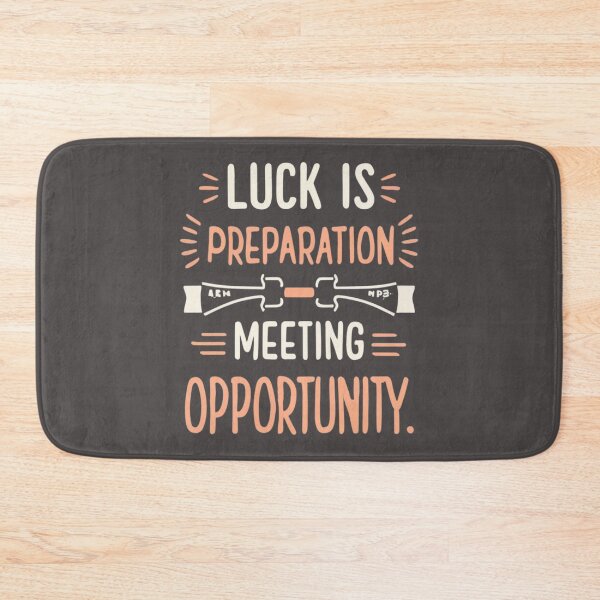 Item preview, Luck is preparation meeting opportunity - funny quote life success designed and sold by Superdealkoeln.