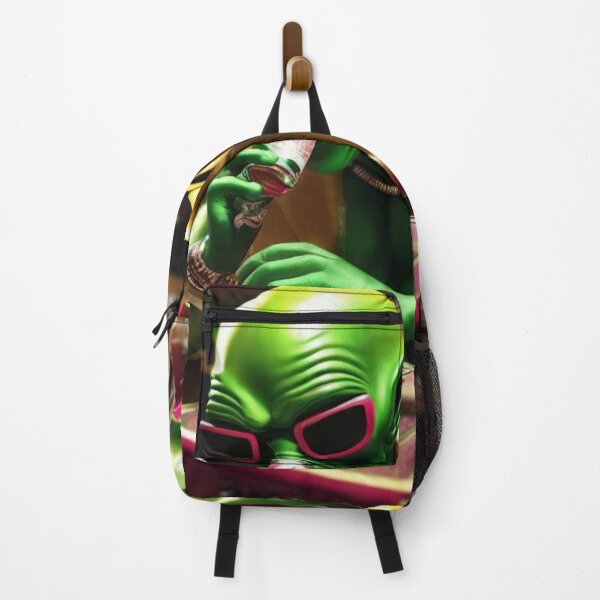 Item preview, A green alien rock star drinks King Lemonade designed and sold by Artareal.
