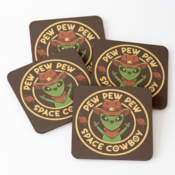 Item preview, Space Cowboy Funny Alien Brown by Tobe Fonseca designed and sold by Tobe Fonseca®.