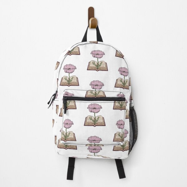 Item preview, Flowers Growing From Book | A beautiful light purple Papaver (Poppy flower) designed and sold by CircinusStore.