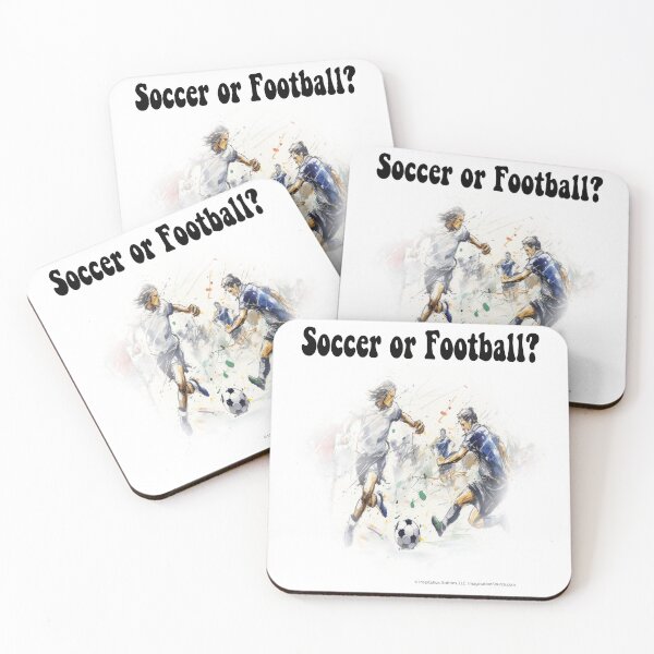 Item preview, Is It Soccer or Football? - For Light Backgrounds designed and sold by The Imagination Source™.