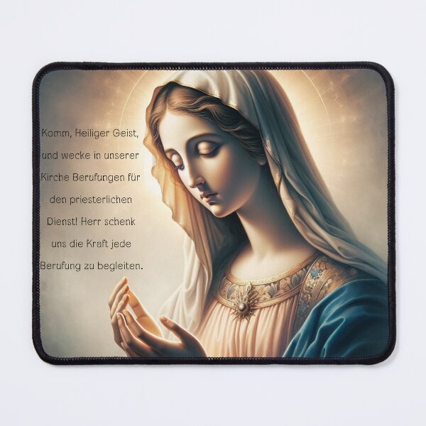 Item preview, Virgin Mary Mouse Pad - Renaissance Art designed and sold by JohannesLux.