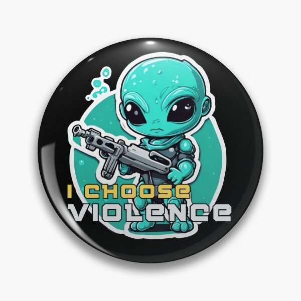 Item preview, Baby Alien Choosing Violence designed and sold by CosmicVenture.