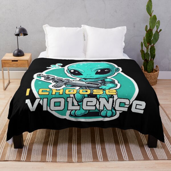 Item preview, Baby Alien Choosing Violence designed and sold by CosmicVenture.