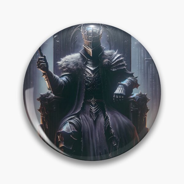 Item preview, The Demon's Dark Soul – Warrior in Plate Armor on the Stone Throne #10 designed and sold by BeNiceOrDie.
