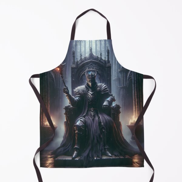 Item preview, The Demon's Dark Soul – Warrior in Plate Armor on the Stone Throne #10 designed and sold by BeNiceOrDie.