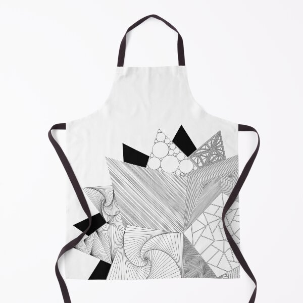 Item preview, Black and White Geometric Golden Angle Flower designed and sold by DHTDesigns.