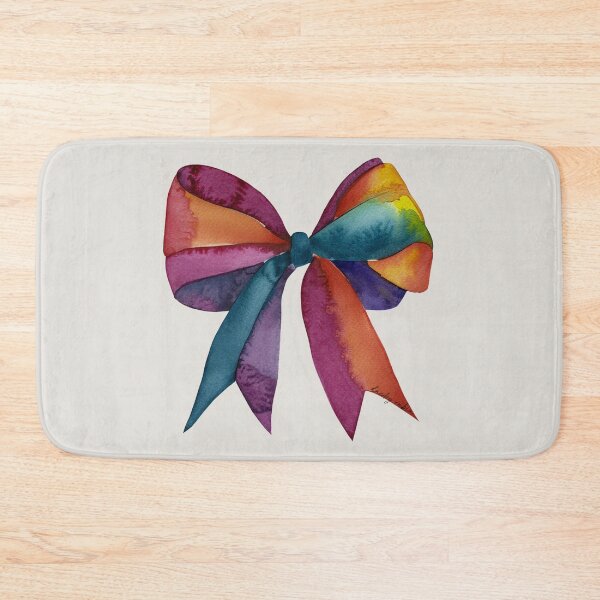 Item preview, AP267-8 Colorful Watercolor Ribbon Bow designed and sold by DuckyRubin.