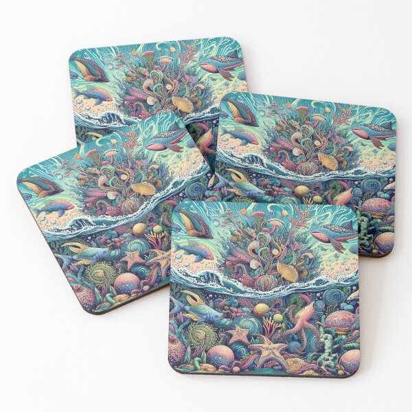 Item preview, Aqua Splash Pop Art - home decor designed and sold by crea8iveway.