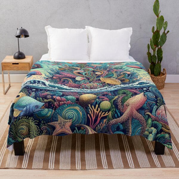 Item preview, Aqua Splash Pop Art - home decor designed and sold by crea8iveway.