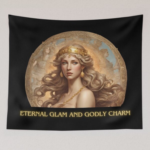 Item preview, Aphrodite Greek Goddess of Love and Beauty Drawing designed and sold by TheLocoShop.